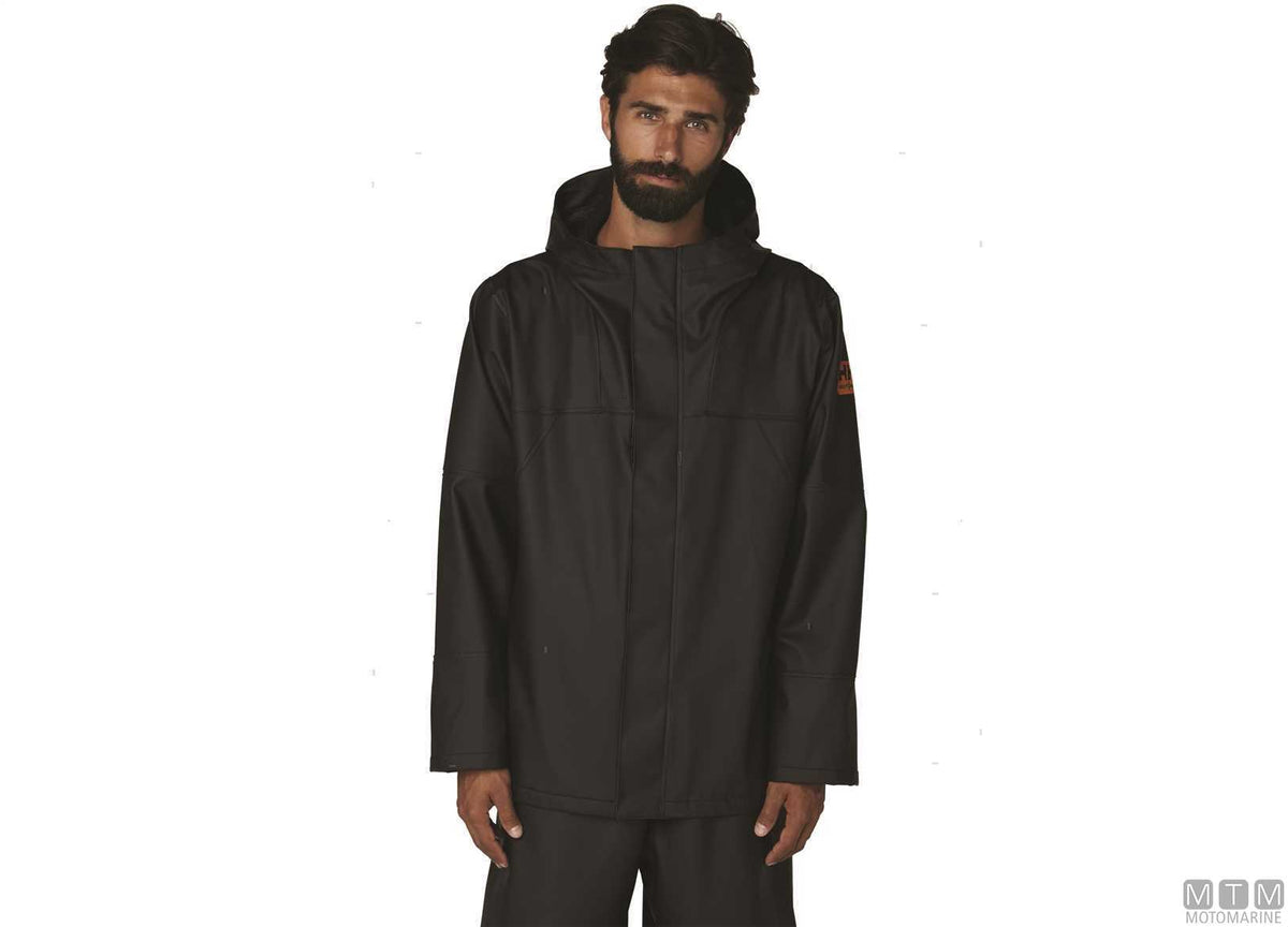 H/H Storm Rain 990 black waxed jacket S - original photo Motomarine Srl