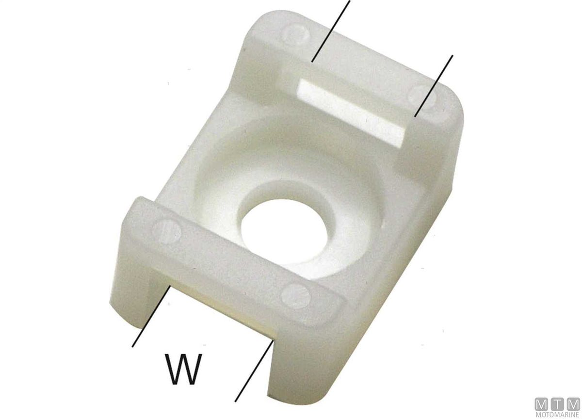 Saddle cable clamp hole Ø3.7 mm pack of 100 pcs - original photo Motomarine Srl
