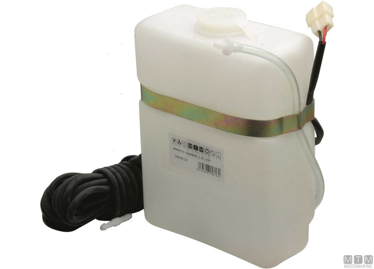 Washer fluid tank 2.5 l 24V - original photo Motomarine Srl