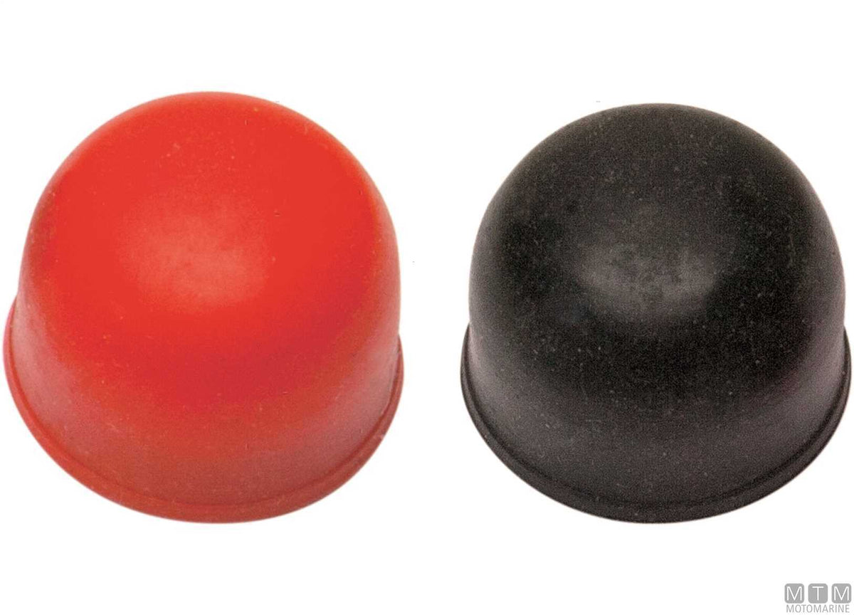 Red cap for push-button switches - original photo Motomarine Srl