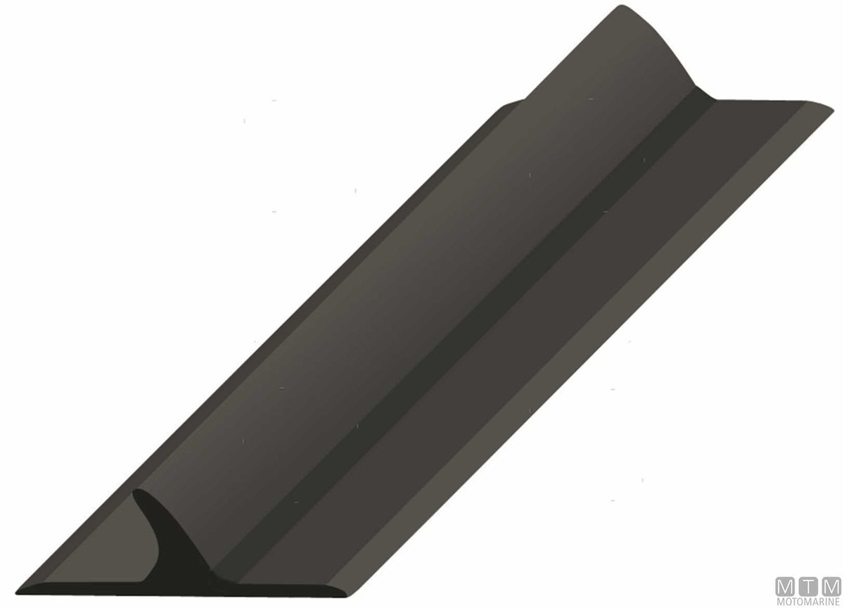 Grey rubber profile for tubes - original photo Motomarine Srl