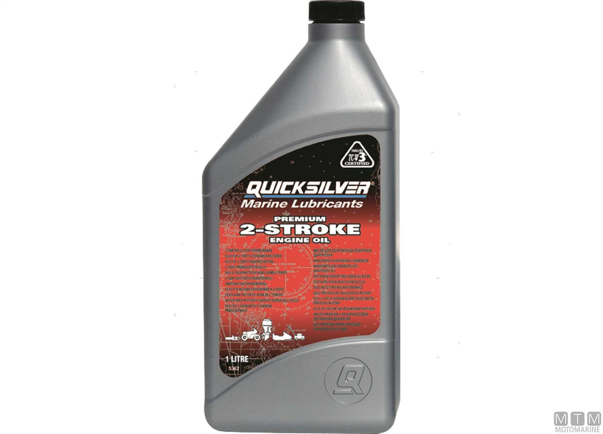 Quicksilver TC-W3 Premium 2-stroke oil 2x10 l - original photo Motomarine Srl