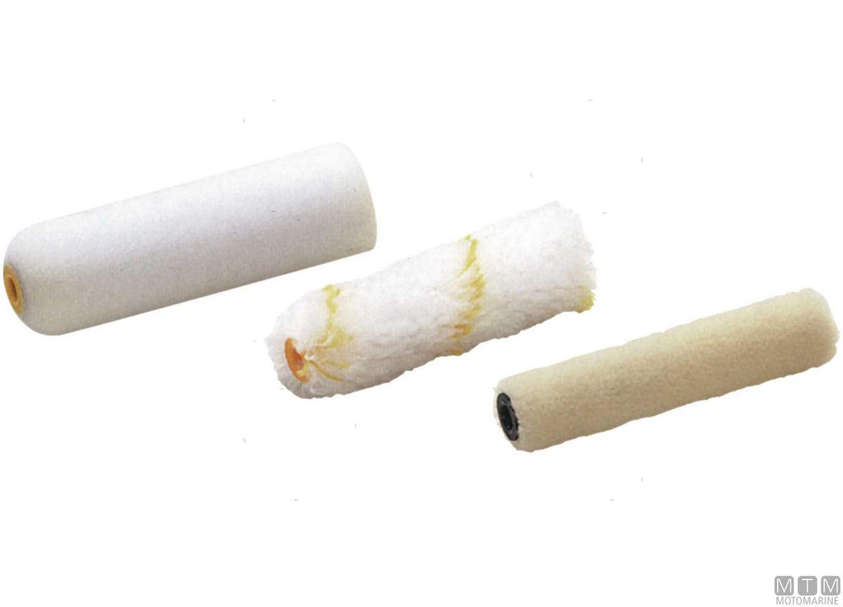 Microfibre mini rollers 10 cm (10 pcs) - original photo Motomarine Srl