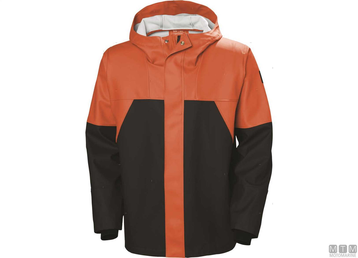 H/H Storm Rain 299 orange waxed jacket 2XL - original photo Motomarine Srl