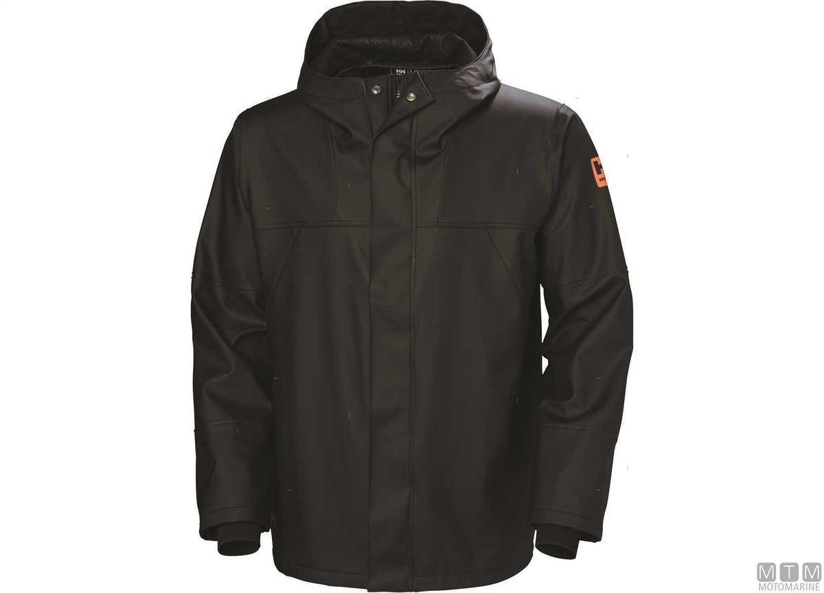 H/H Storm Rain 990 black waxed jacket M - original photo Motomarine Srl