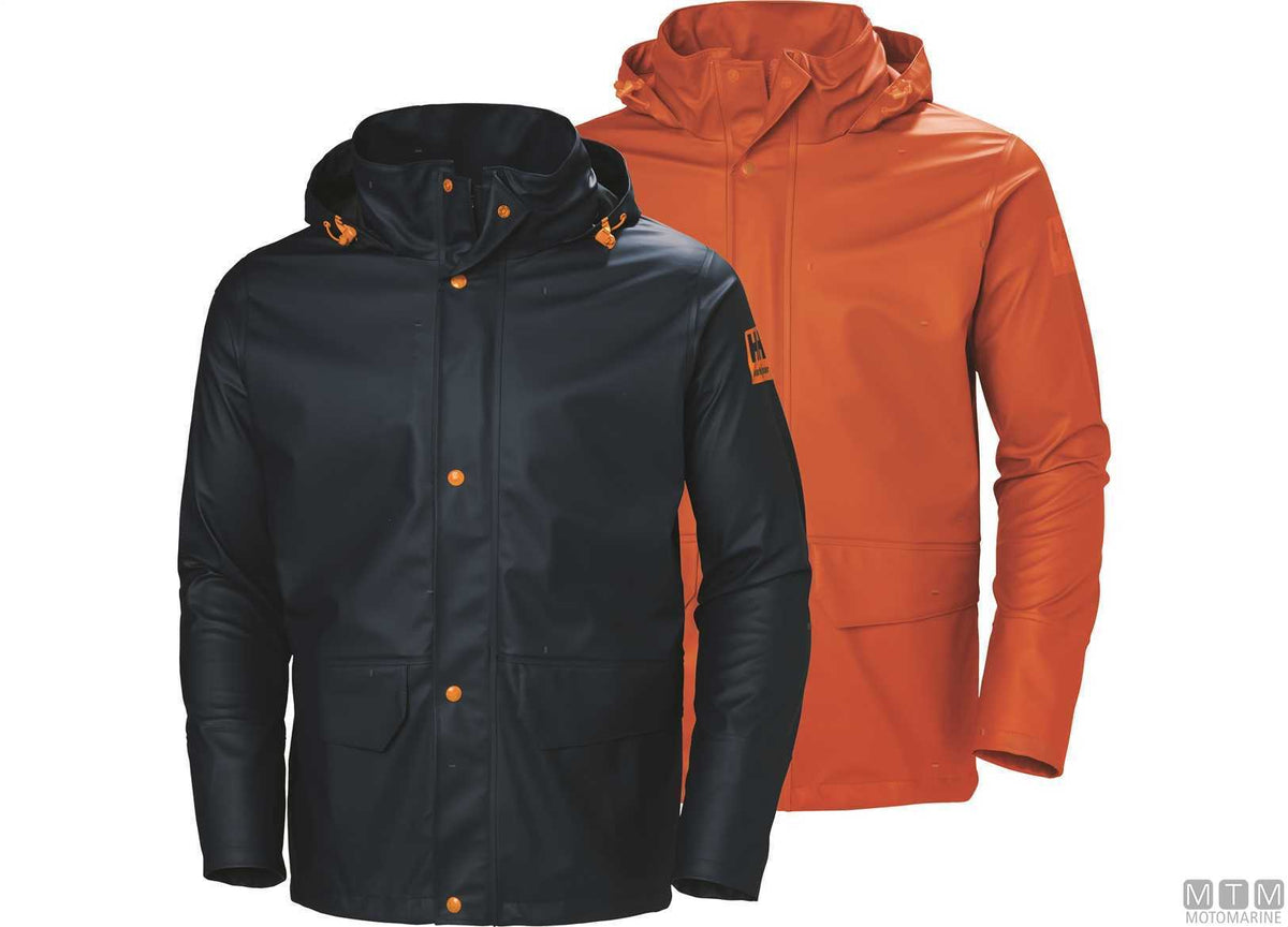 H/H WW Gale Rain 290 rain jacket orange L - original photo Motomarine Srl