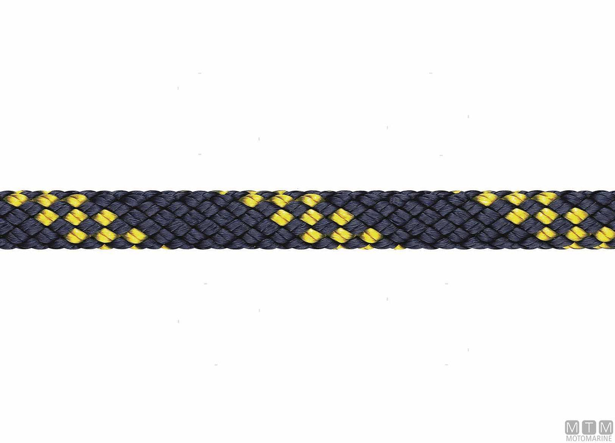 Liros Handy-Elastic blue mooring braid in polyamide Ø18 mm 100 m - original photo Motomarine Srl