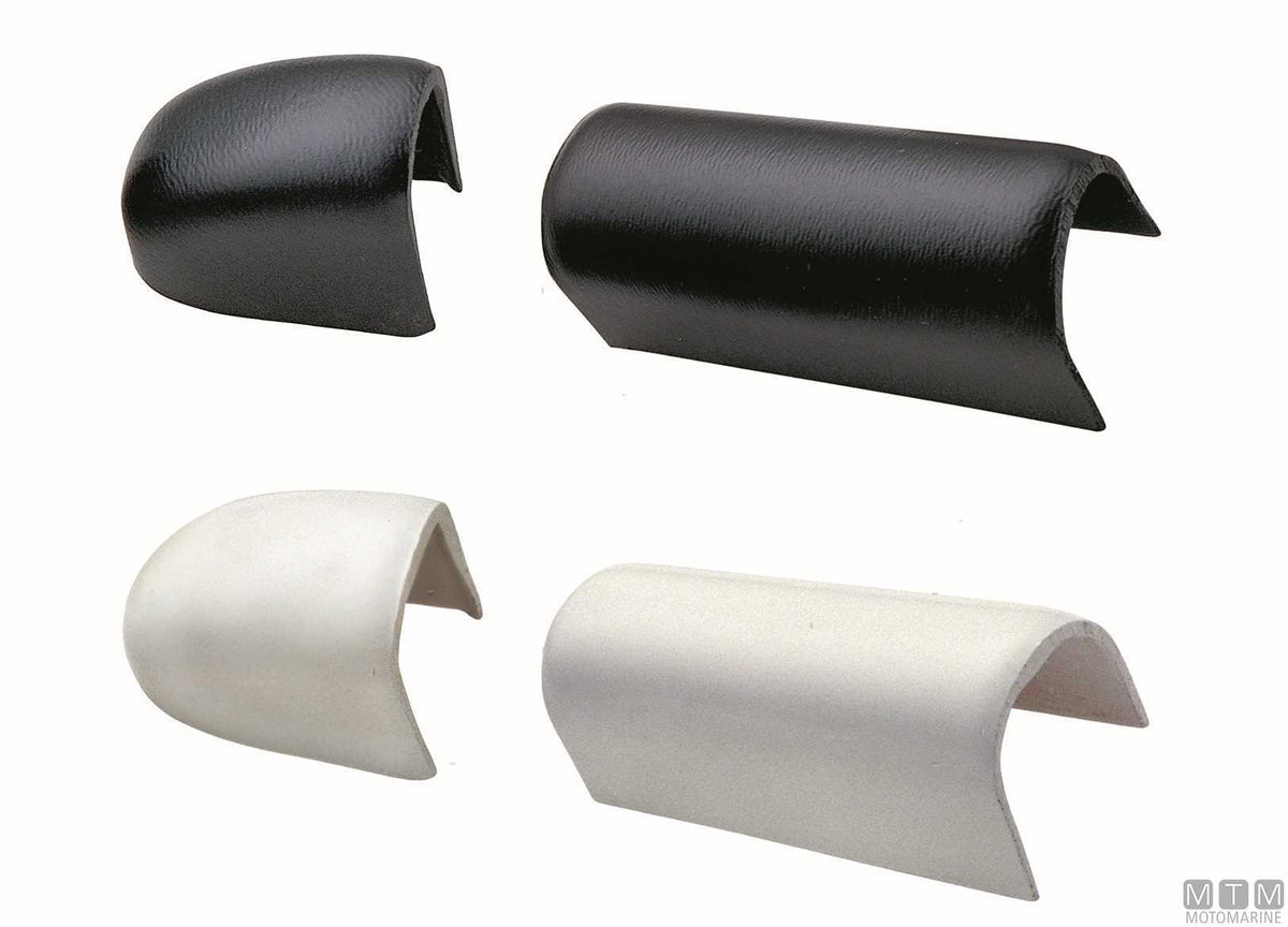 T22 black rubbing strake fender profile H45 mm L 24 m - original photo Motomarine Srl