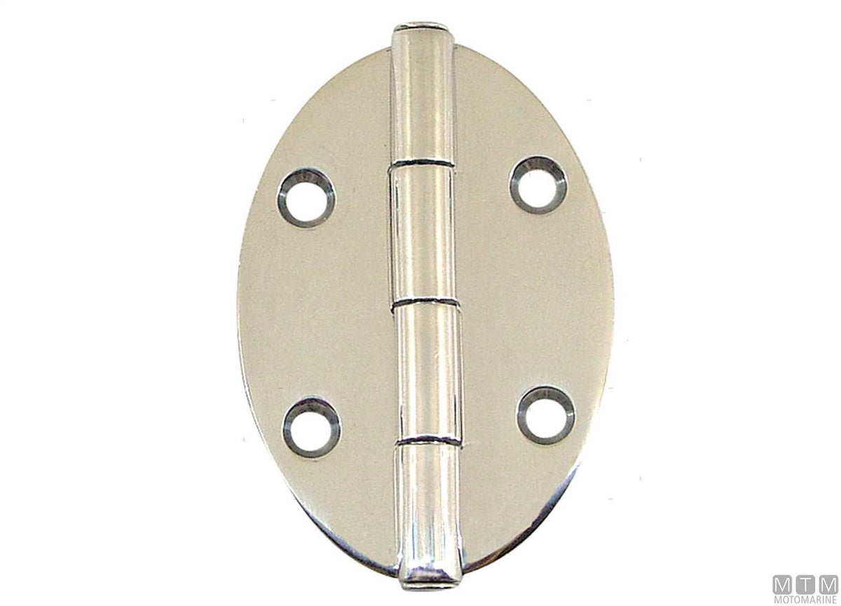 Extra oval hinge 56x84 mm, 316 stainless steel - original photo Motomarine Srl