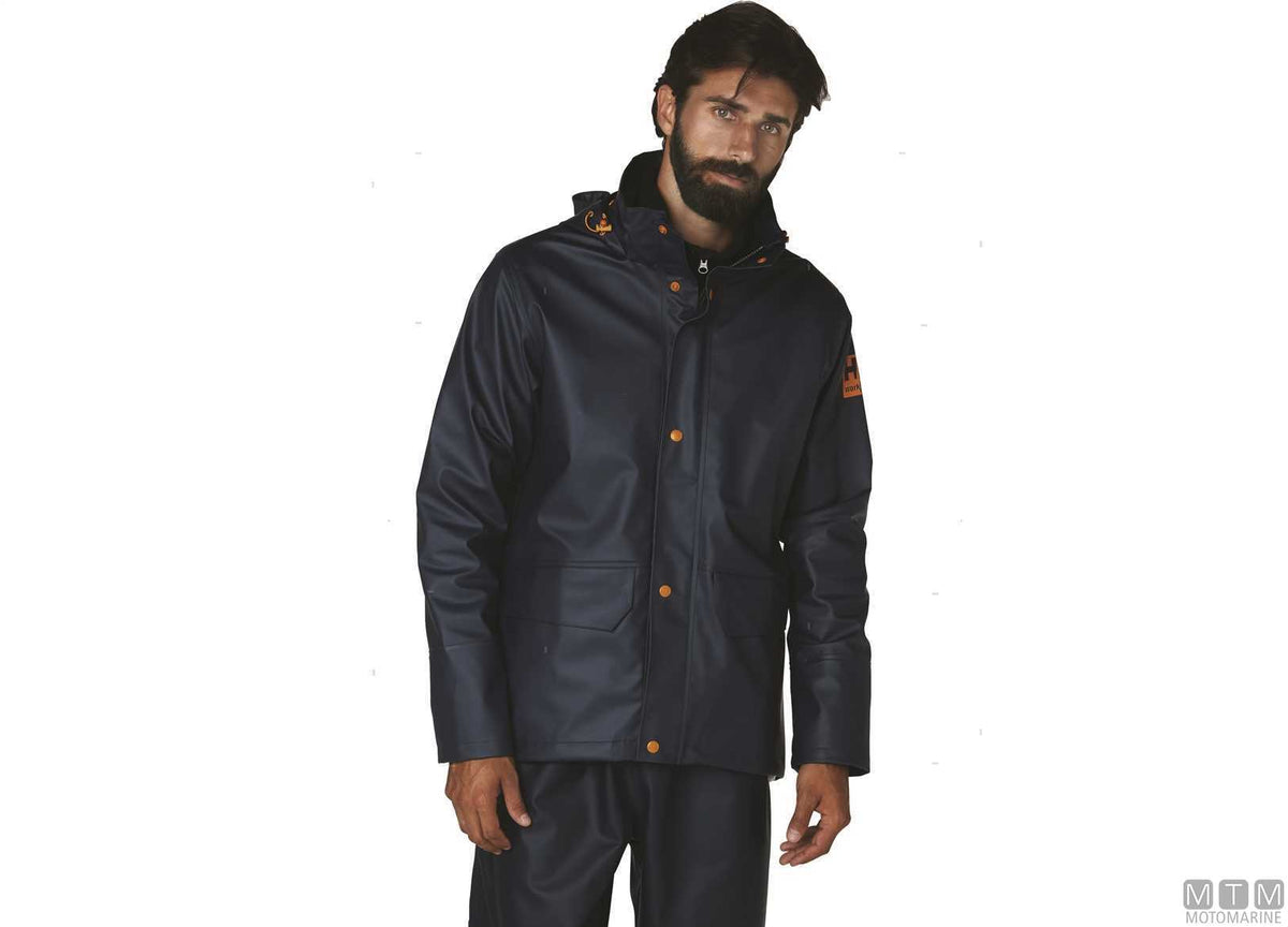 H/H WW Gale Rain 290 rain jacket orange S - original photo Motomarine Srl