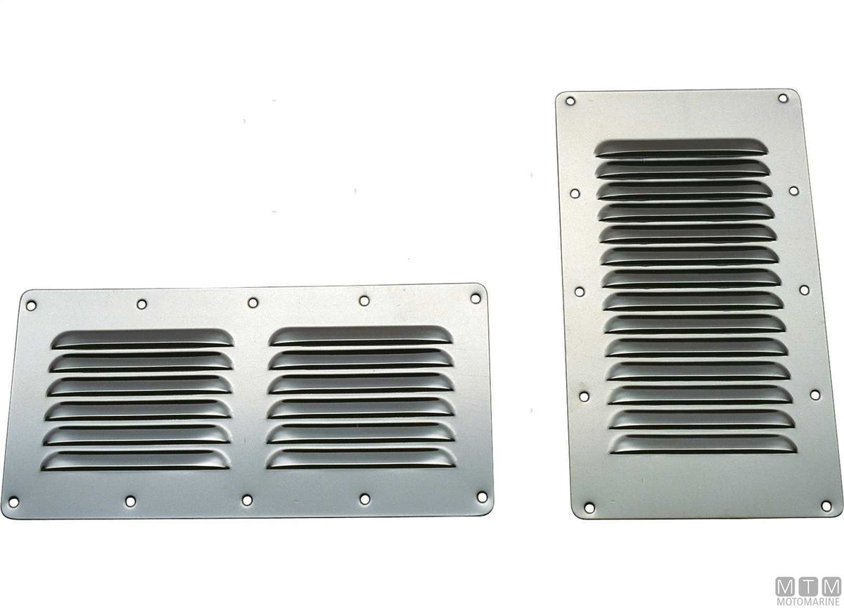 Air vent 127x228 mm, stainless steel - original photo Motomarine Srl