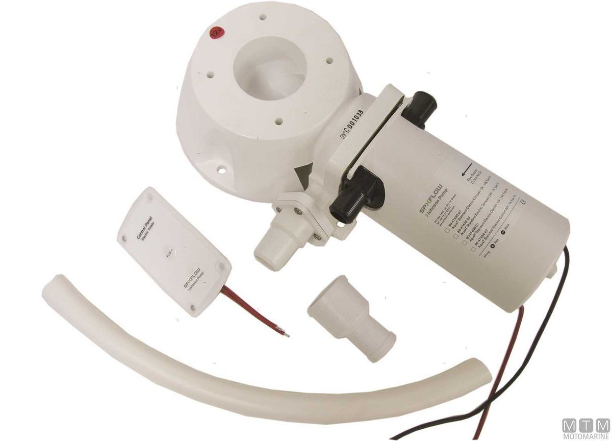 Johnson Standard Electric 24V toilet kit - original photo Motomarine Srl