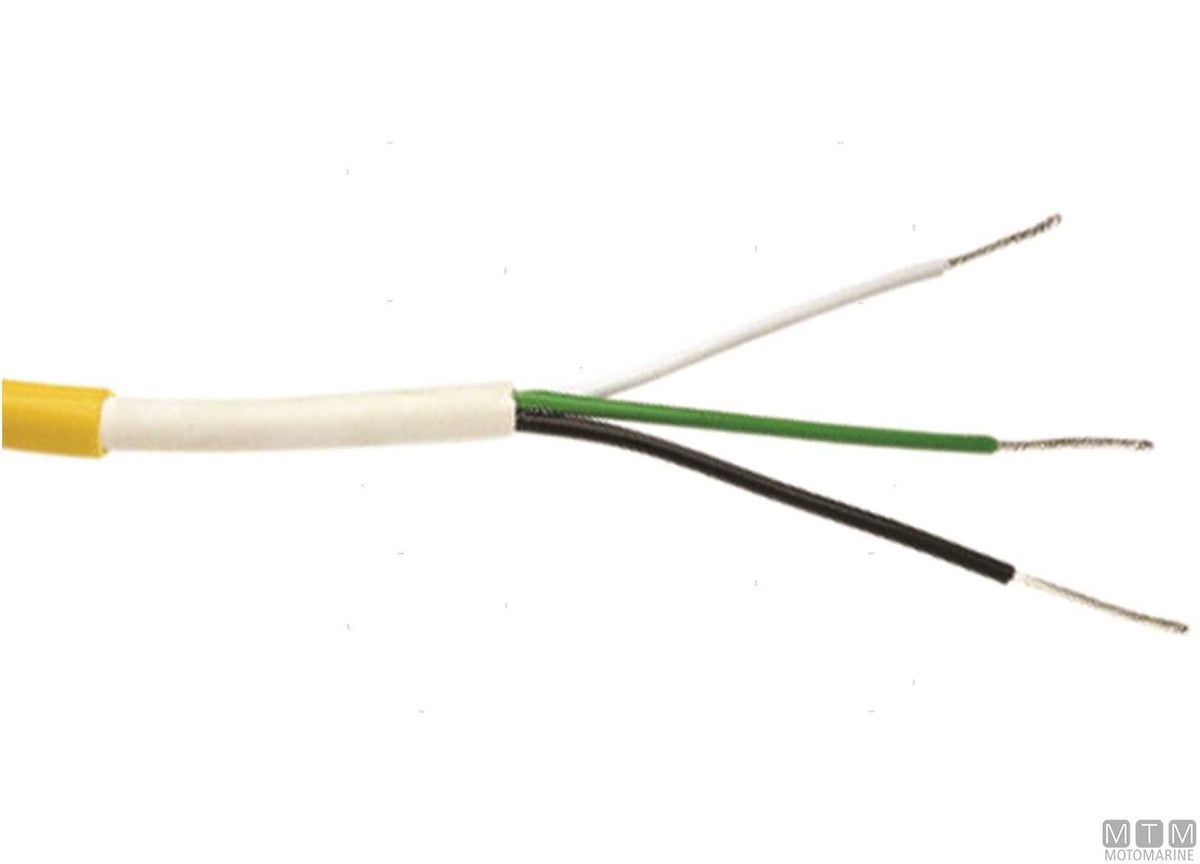 Shore power electrical cable 3x2.5 mm 16 A, 25 m - original photo Motomarine Srl