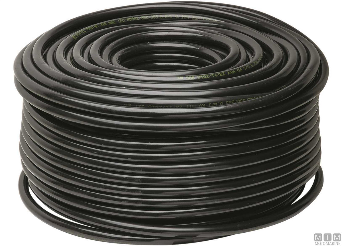 Power electrical cable 3x4 mm, 50 m - original photo Motomarine Srl