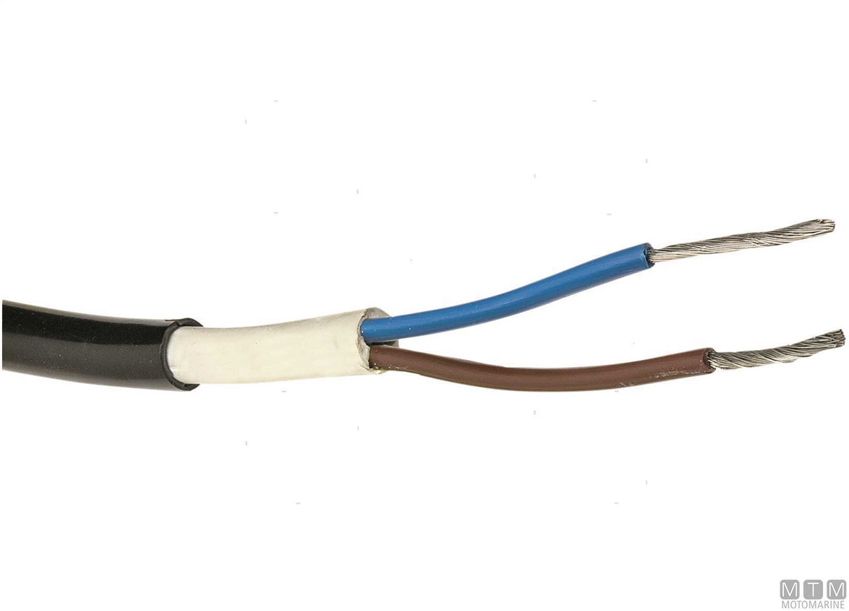 Power electrical cable 2x4 mm, 50 m - original photo Motomarine Srl