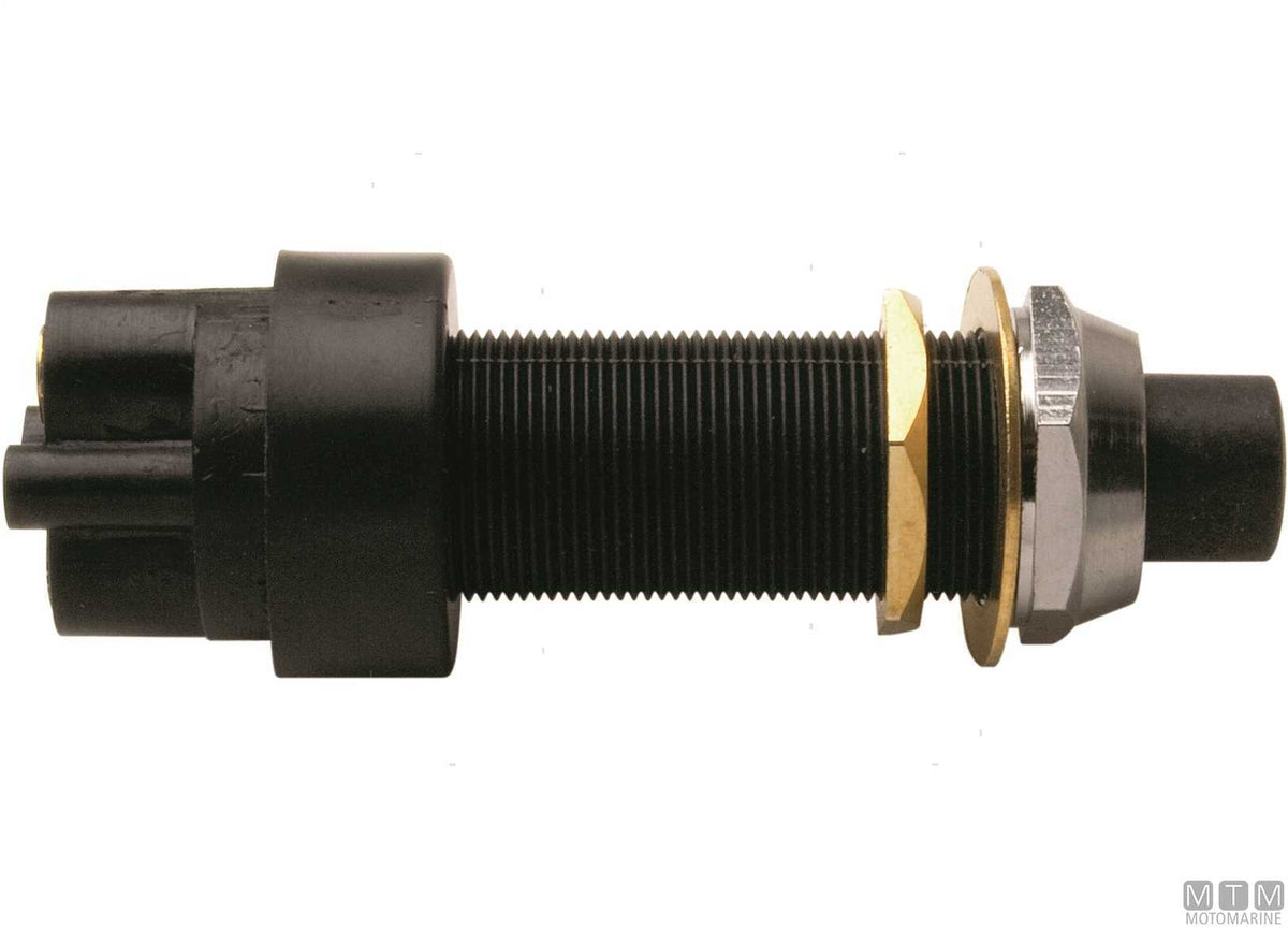 Black cap for push-button switches - original photo Motomarine Srl