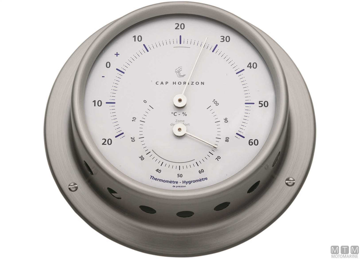 Cap Horizon clock Ø120 mm stainless steel case - original photo Motomarine Srl