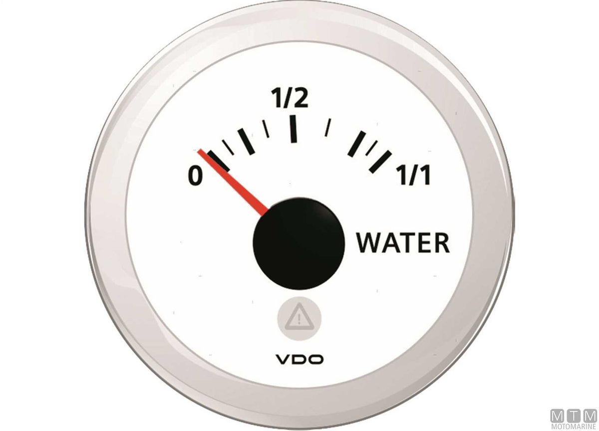 Water temperature gauge VDO White - original photo Motomarine Srl
