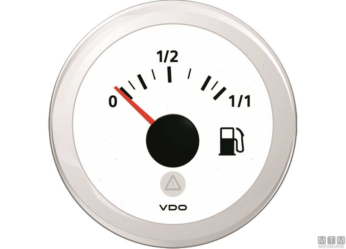 Tachometer/hour meter VDO 3000 Ø85 mm White - original photo Motomarine Srl
