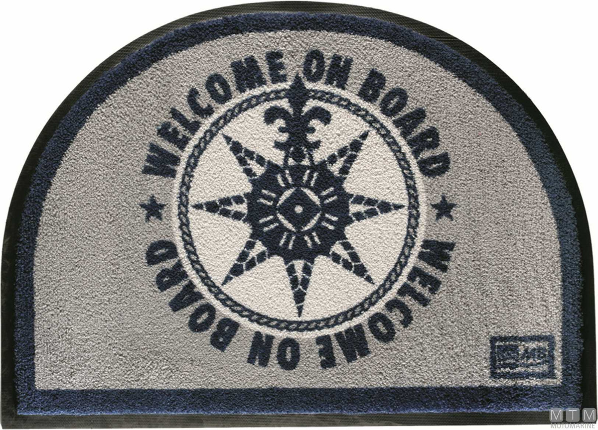 Rug MB Board Round brown 70x50 cm - original photo Motomarine Srl