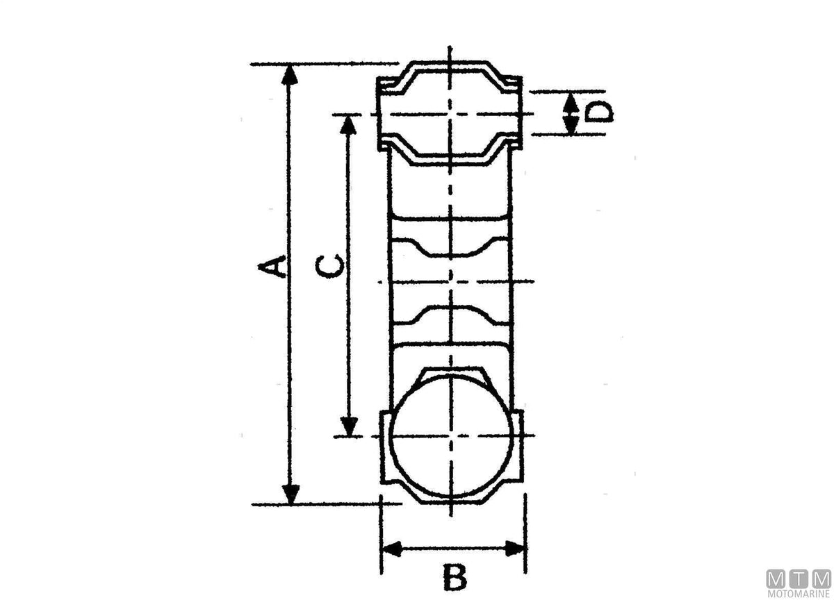 Jubo flexible coupling Ø117 mm - original photo Motomarine Srl