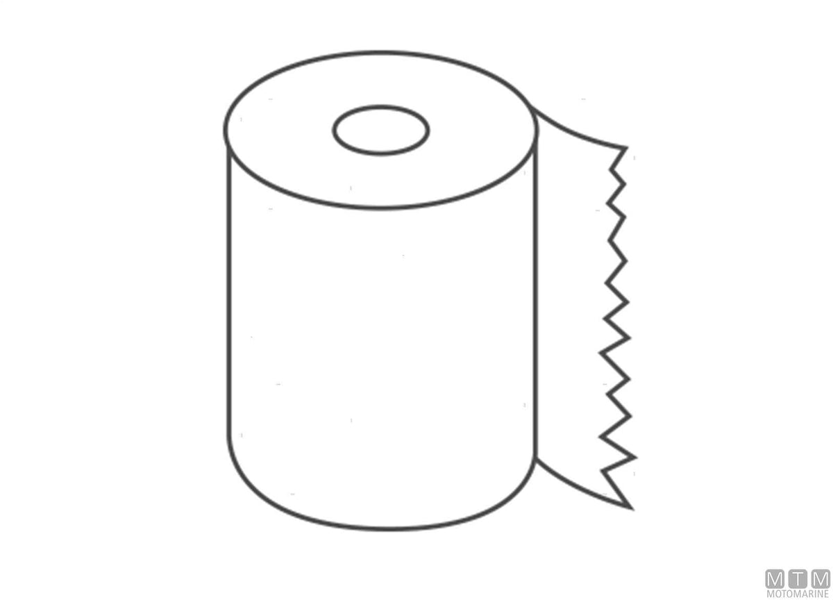 WR-C P220 sandpaper roll H115 mm L5 m - original photo Motomarine Srl