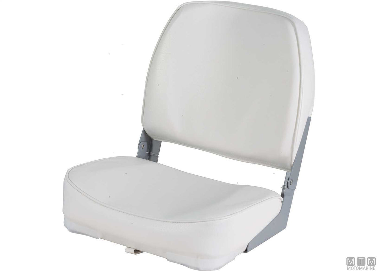 Classic High Back folding seat, beige - original photo Motomarine Srl