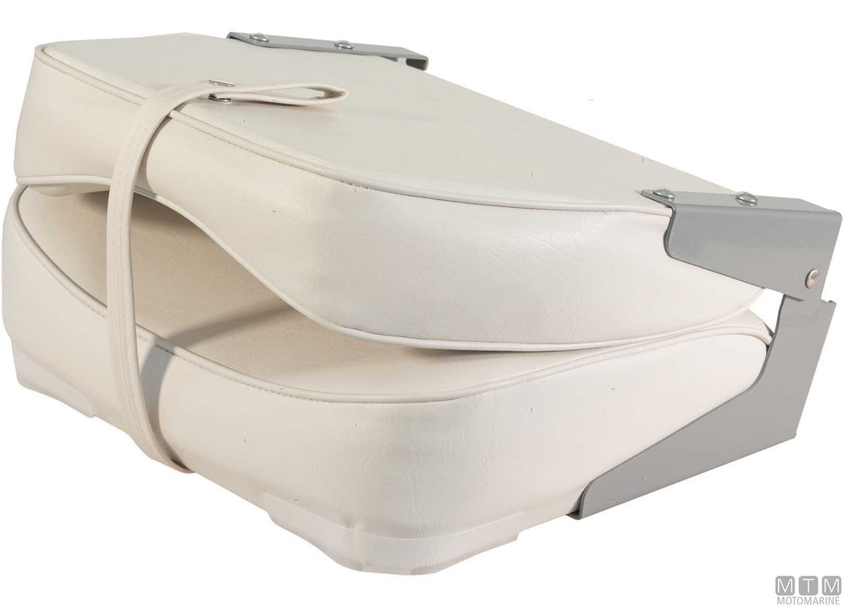 Classic High Back folding seat, beige - original photo Motomarine Srl