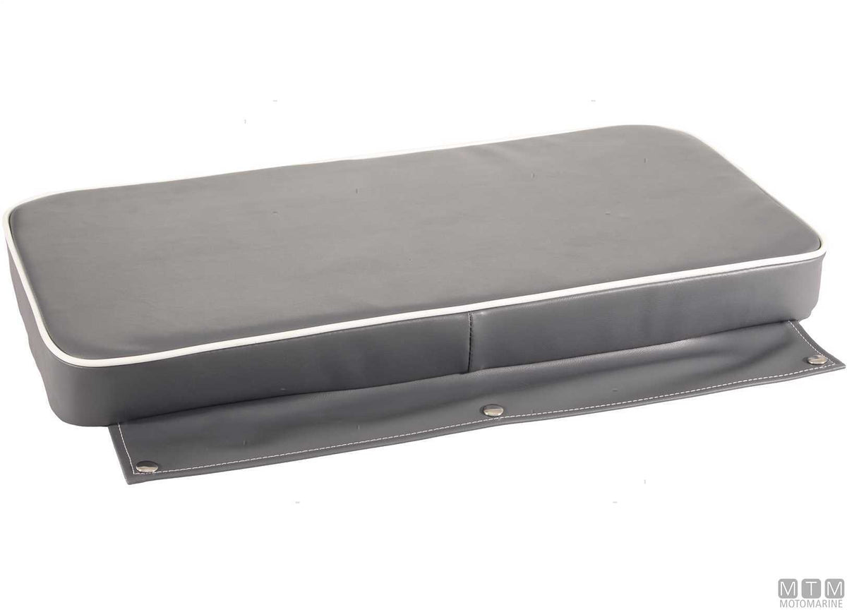 Bench seat cushion L1200 mm grey - original photo Motomarine Srl