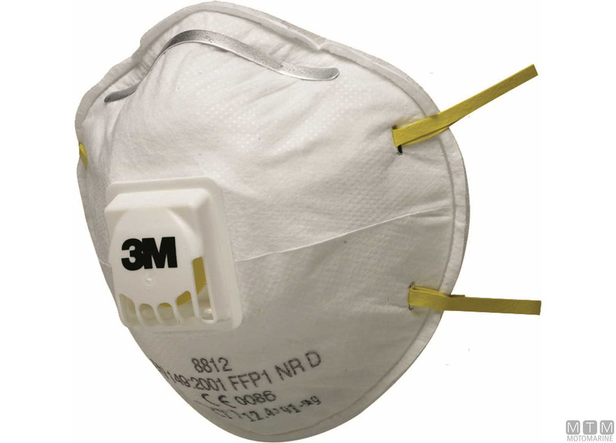 3M 8000 Classic dust mask with valve FFP2 NR D - original photo Motomarine Srl