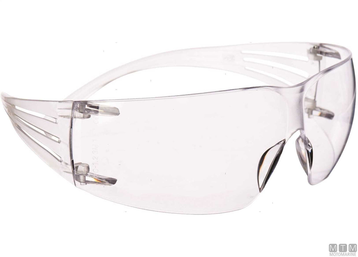 3M SecureFit 200 safety glasses, clear - original photo Motomarine Srl