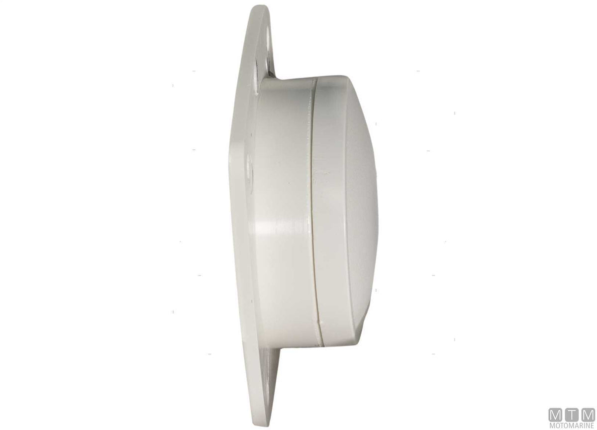 Recessed handle 57x57 mm in white plastic - original photo Motomarine Srl