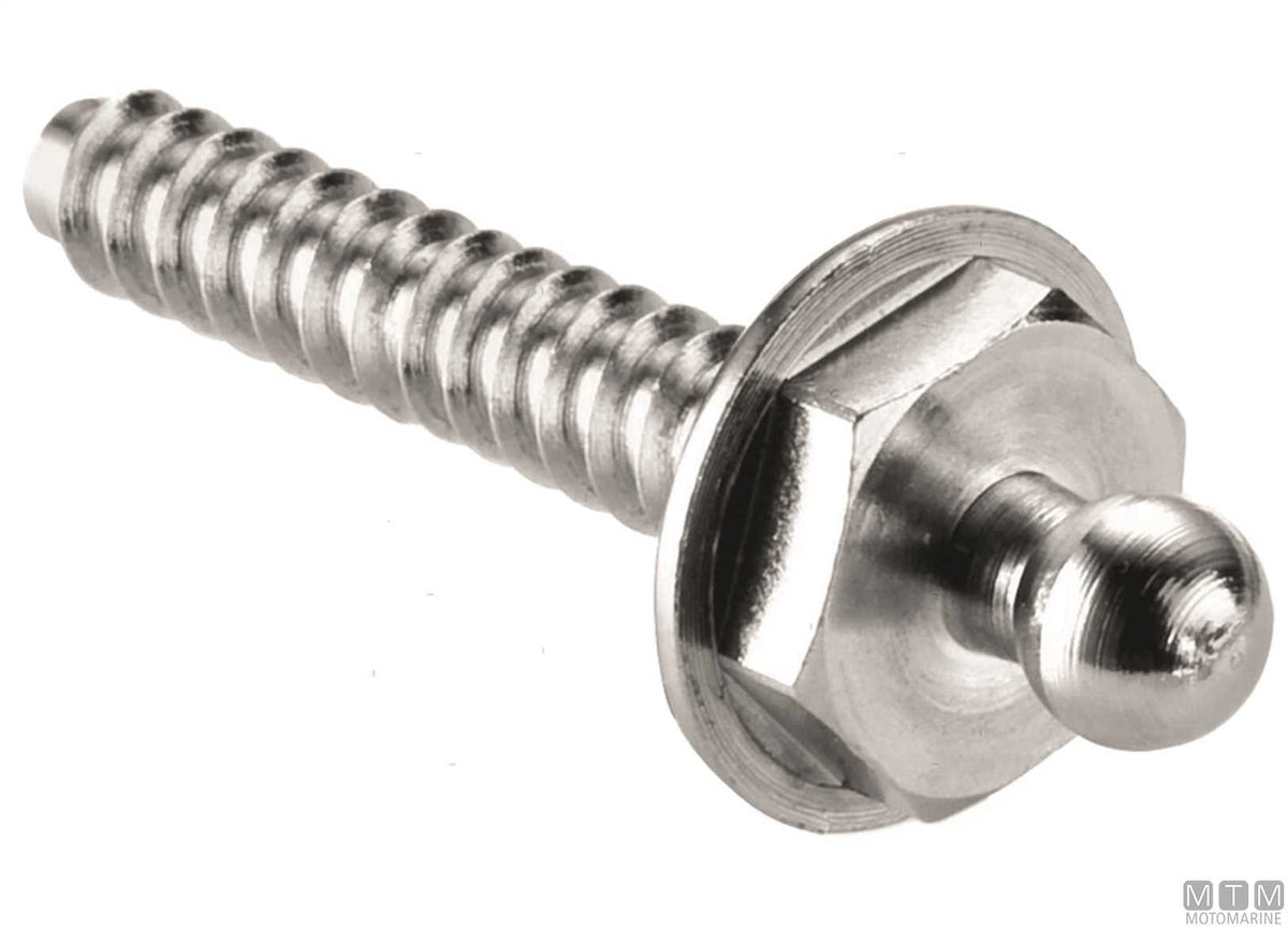 LOXX biting screw 12 mm black chrome - original photo Motomarine Srl