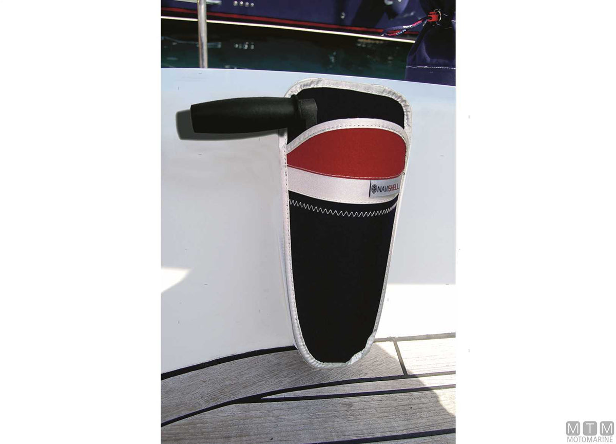 Navishell winch handle pocket, grey - original photo Motomarine Srl