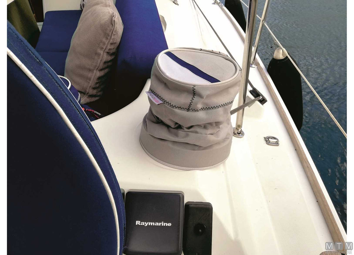 Navishell winch cover M, blue - original photo Motomarine Srl