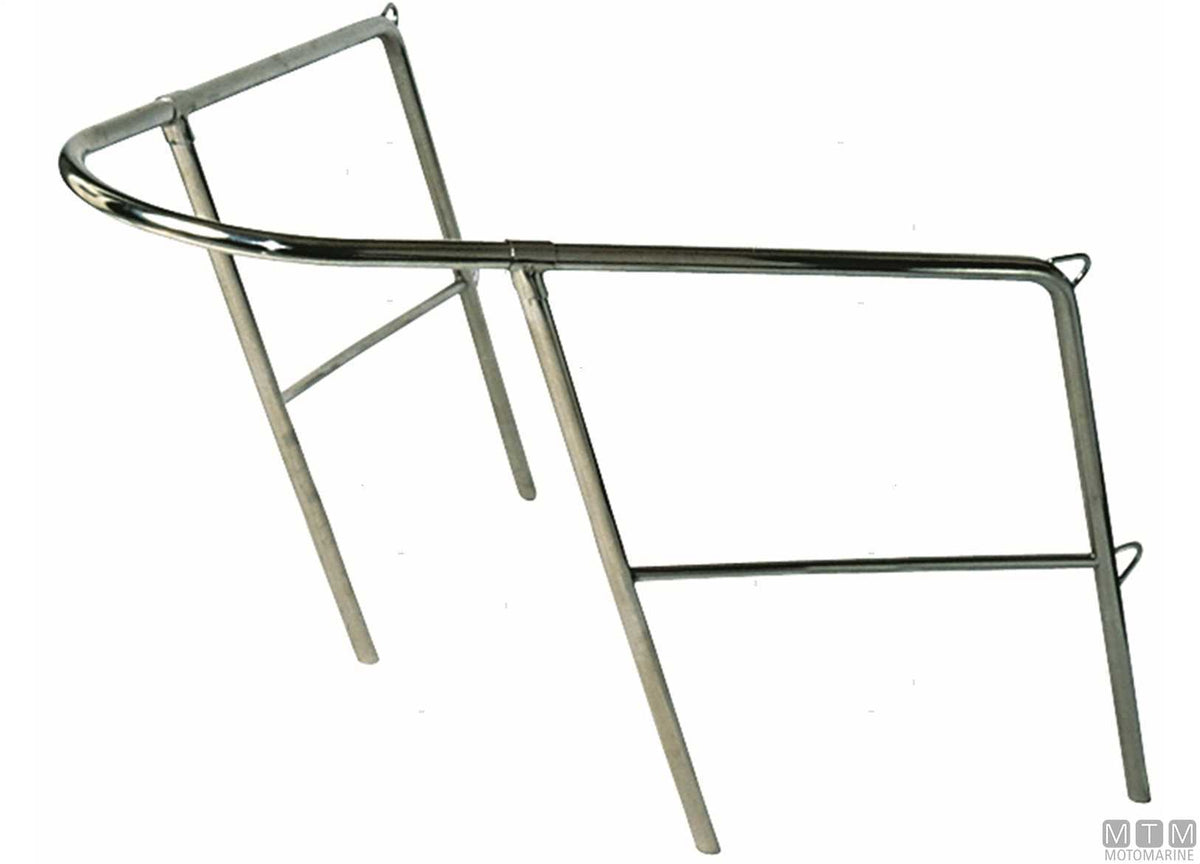 Bow pulpit Ø22 mm H60 cm AISI 316 stainless steel - original photo Motomarine Srl