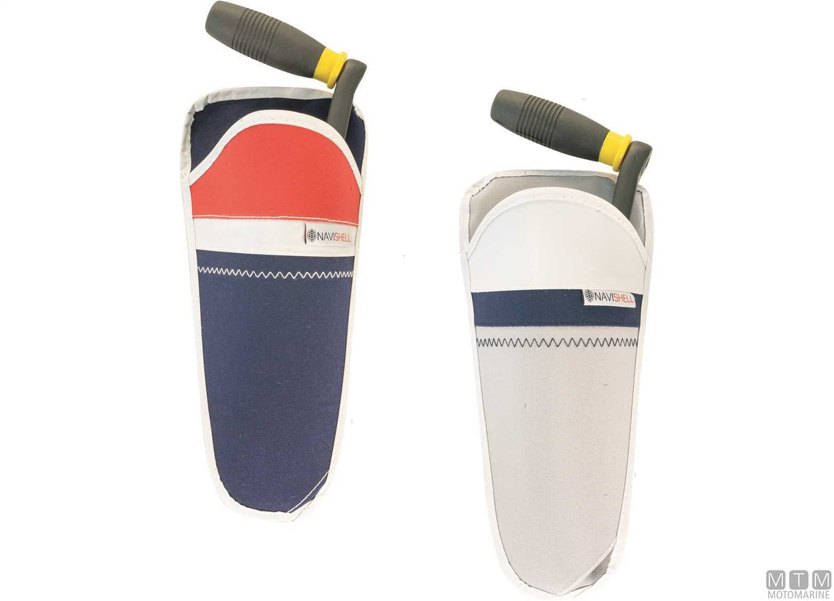 Navishell winch handle pocket, blue - original photo Motomarine Srl