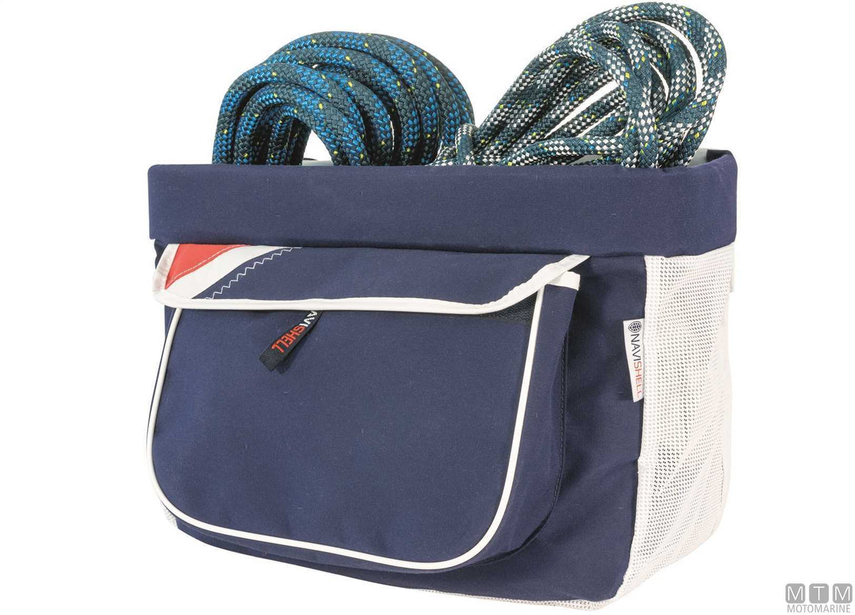 Navishell rope bag for guardrail blue - original photo Motomarine Srl