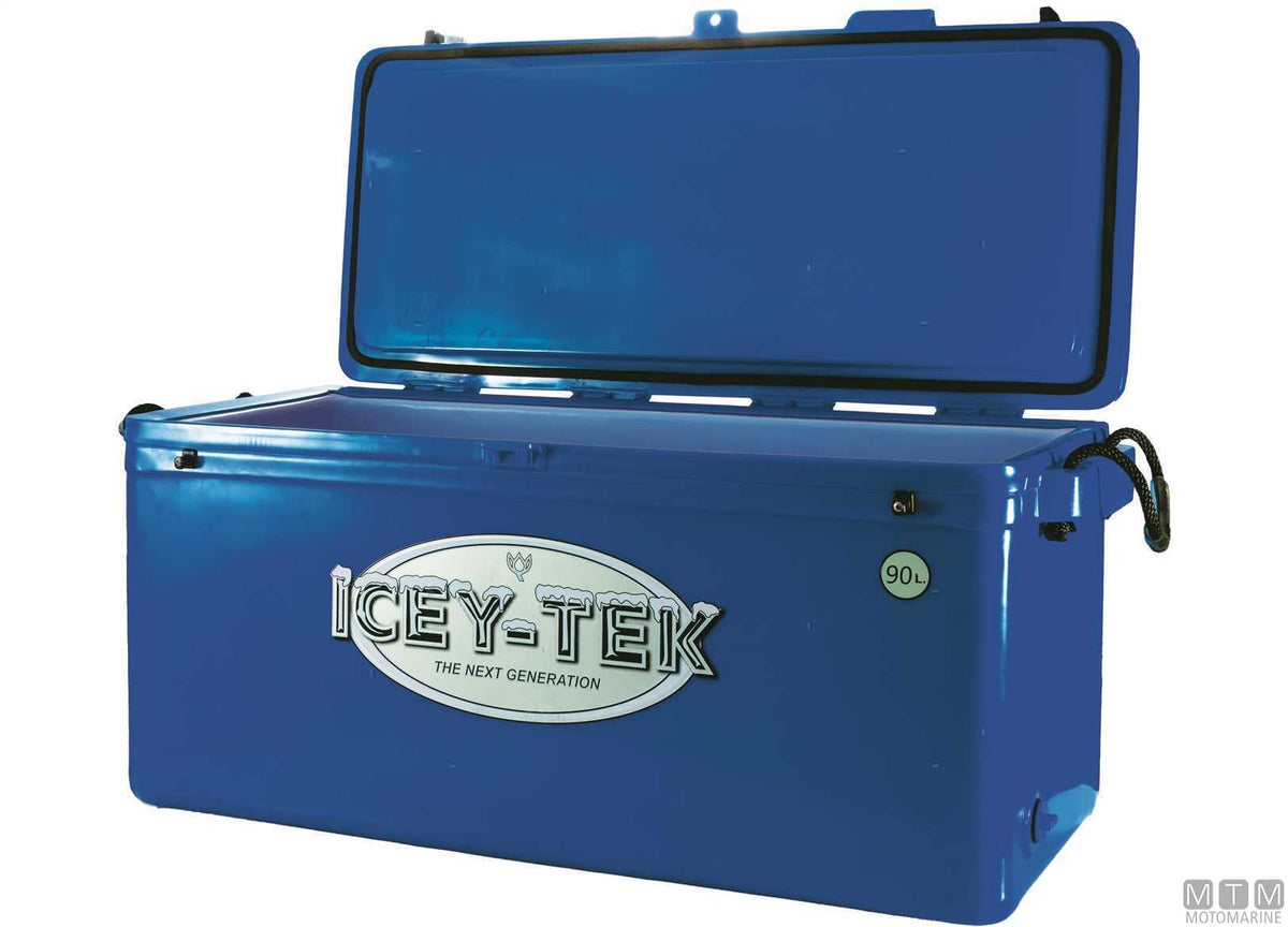 Iceytek 90 L icebox, red - original photo Motomarine Srl