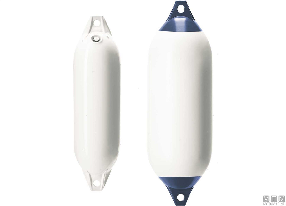 Fender Castro F7 white/blue L125 cm Ø38 cm - original photo Motomarine Srl