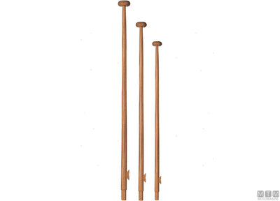 Lahna flagpole H800 mm in mahogany
