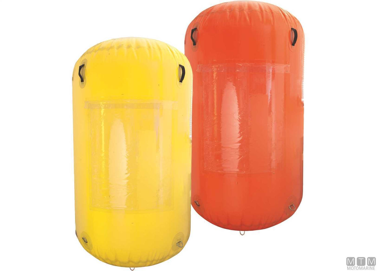 Cylindrical race buoy Ø100 cm H150 cm orange - original photo Motomarine Srl