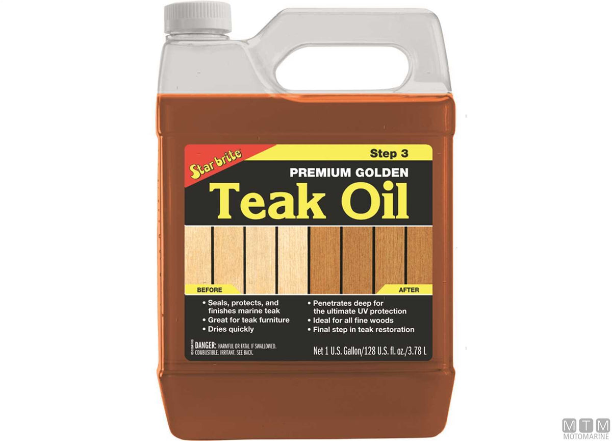 Star Brite Premium Golden Teak Oil 1 l - original photo Motomarine Srl