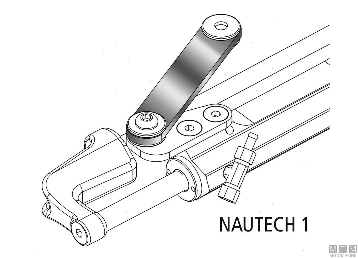 Kit of 2 hydraulic hoses Nautech/Hytech 4 m - original photo Motomarine Srl