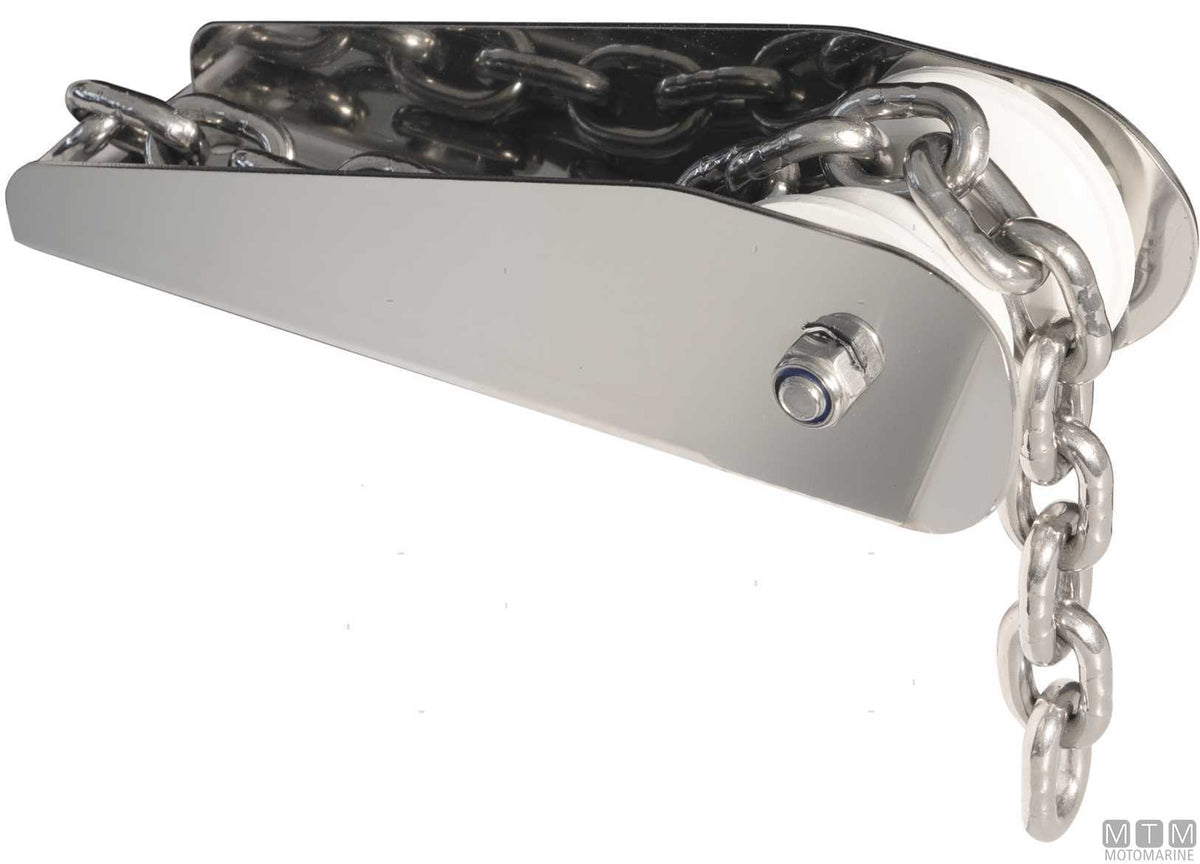 Anchor stopper 55 mm in AISI 316 stainless steel - original photo Motomarine Srl