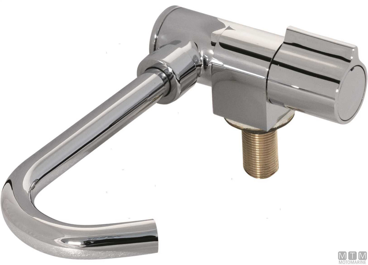 Uno Folding tap with foldable spout - original photo Motomarine Srl