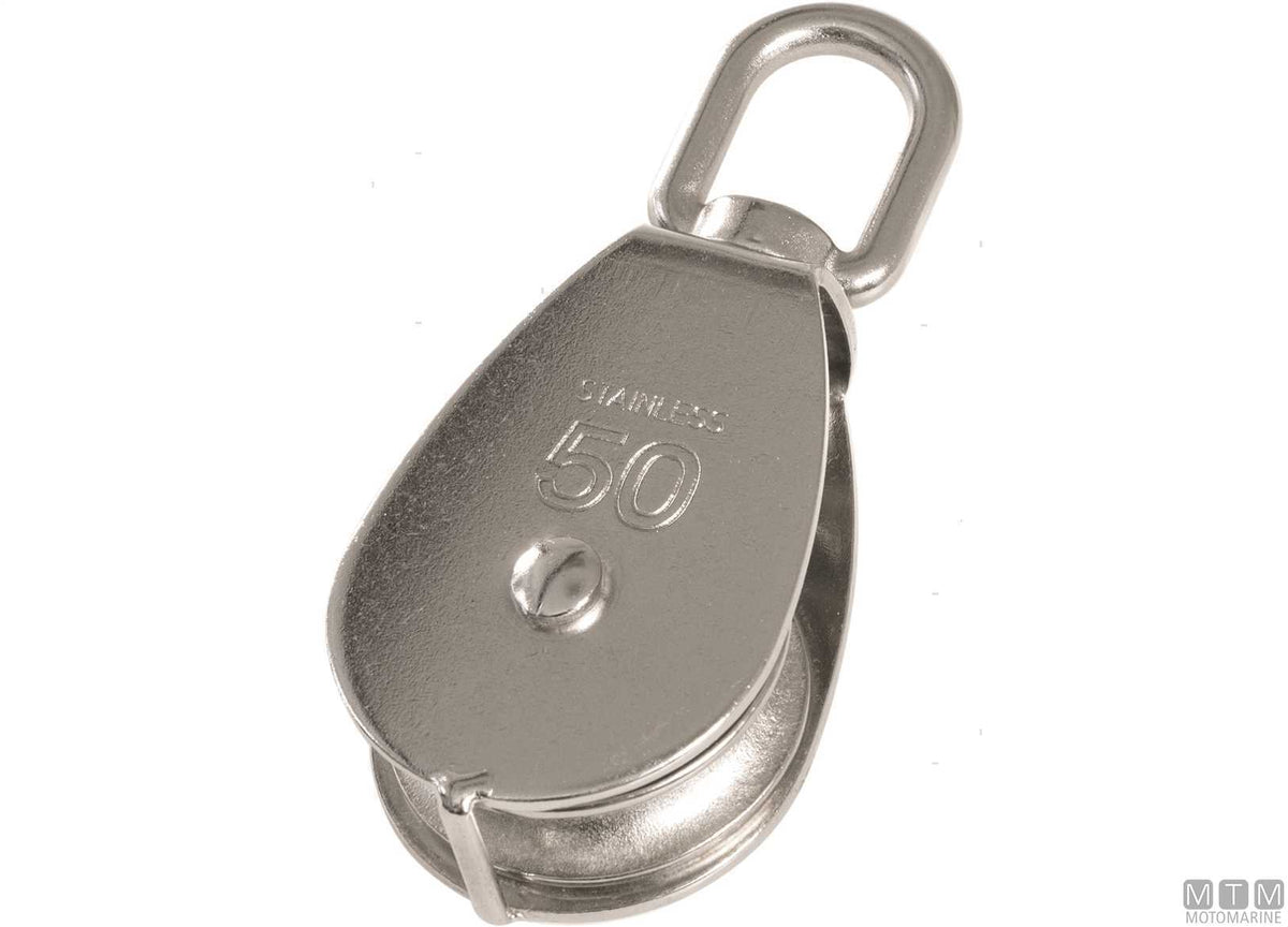 Mooring block Ø15 mm L130 mm stainless steel - original photo Motomarine Srl