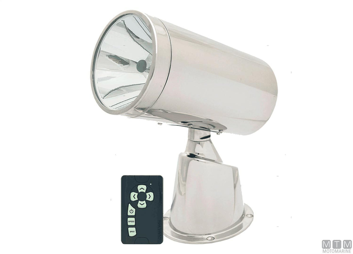 Guest wireless stainless steel floodlight 12V - original photo Motomarine Srl