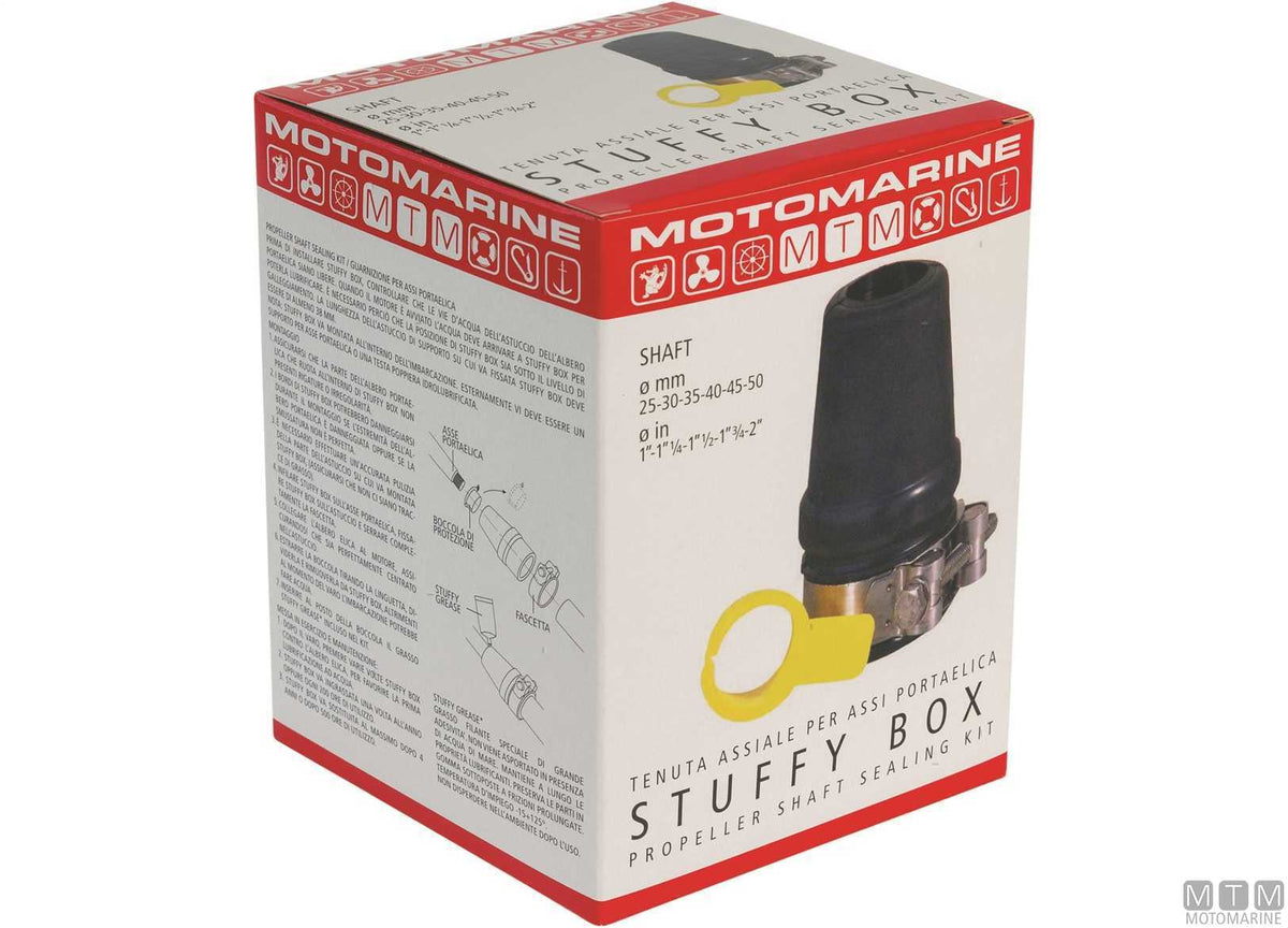 MTM stuffing box for Ø1"1/4 propeller shaft - original photo Motomarine Srl
