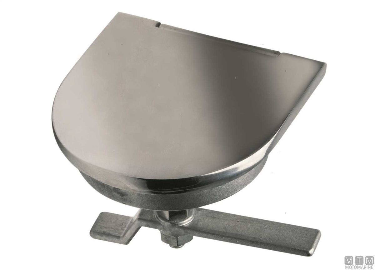 Q4 compression latch with cover 110x115 mm stainless steel 316 - original photo Motomarine Srl